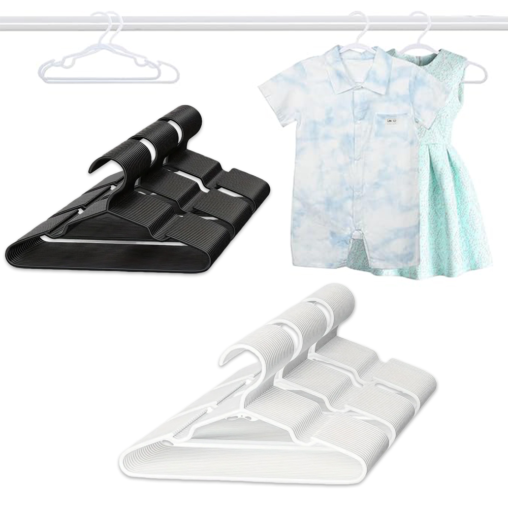 Baby Clothes Organiser - 10/20Pcs Non-Slip Clothes Hangers for Infant