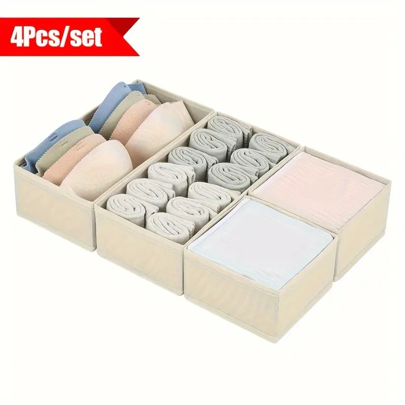 4pcs Foldable Drawer Organizer - Baby Clothes Organiser review and price