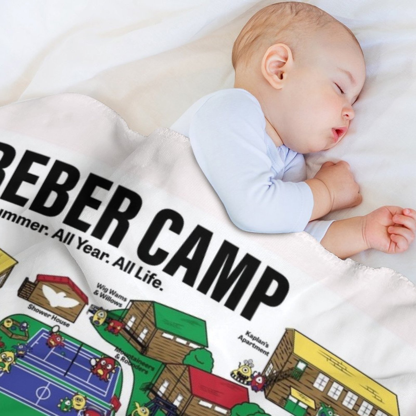 Beber Camp Map Throw Blanket c - Fleece Sleep Bag review and price