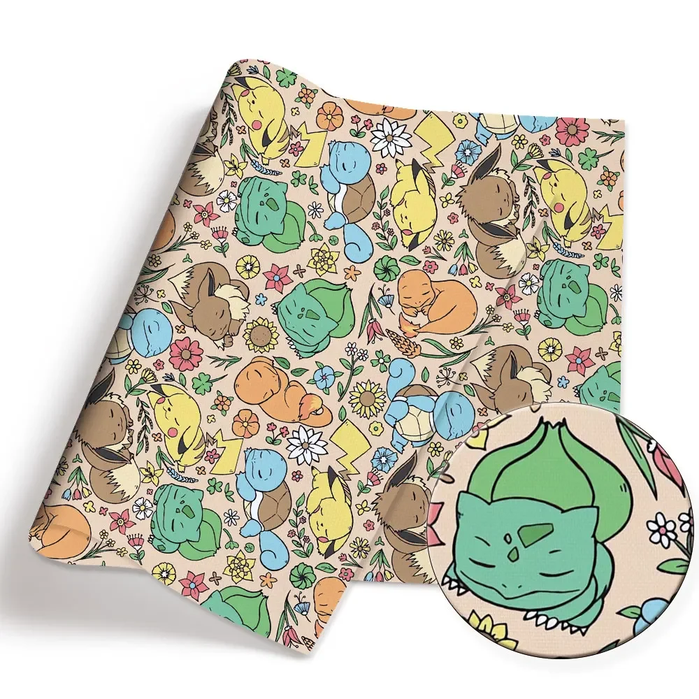 Pokemon Cartoon Fabric140*50cm - Baby Clothing 1 Year Old review and price