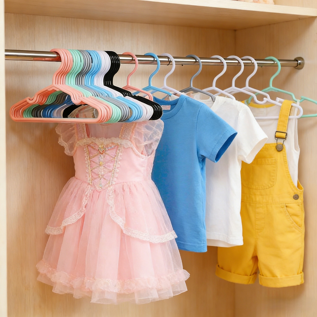 10/20Pcs Non-Slip Clothes Hang - Baby Clothes Organiser review and price