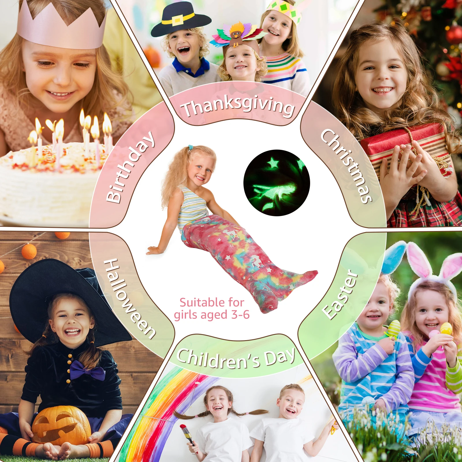 Flannel Mermaid Sleeping Bag S - Fleece Sleep Bag review and price
