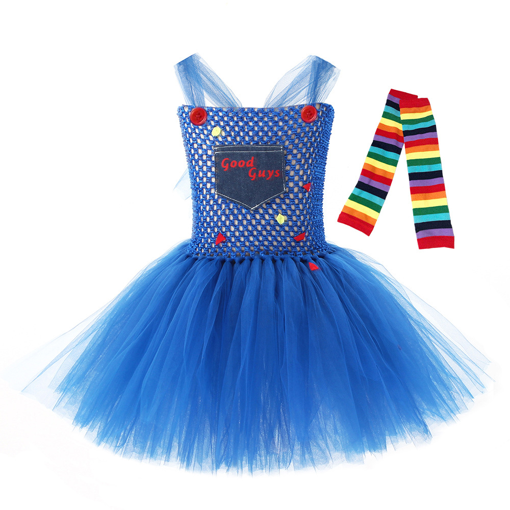 Girls Halloween Scary Doll Cos - Baby Tutu Skirt review and price