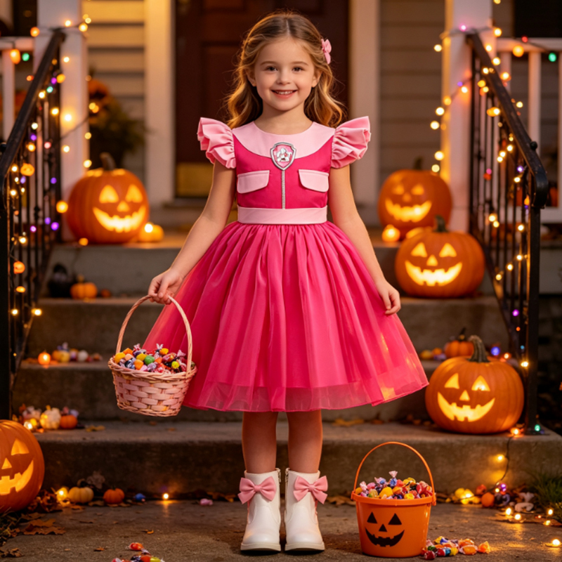 Kids Paw Dog Costume Pink Prin - Baby Tutu Skirt review and price
