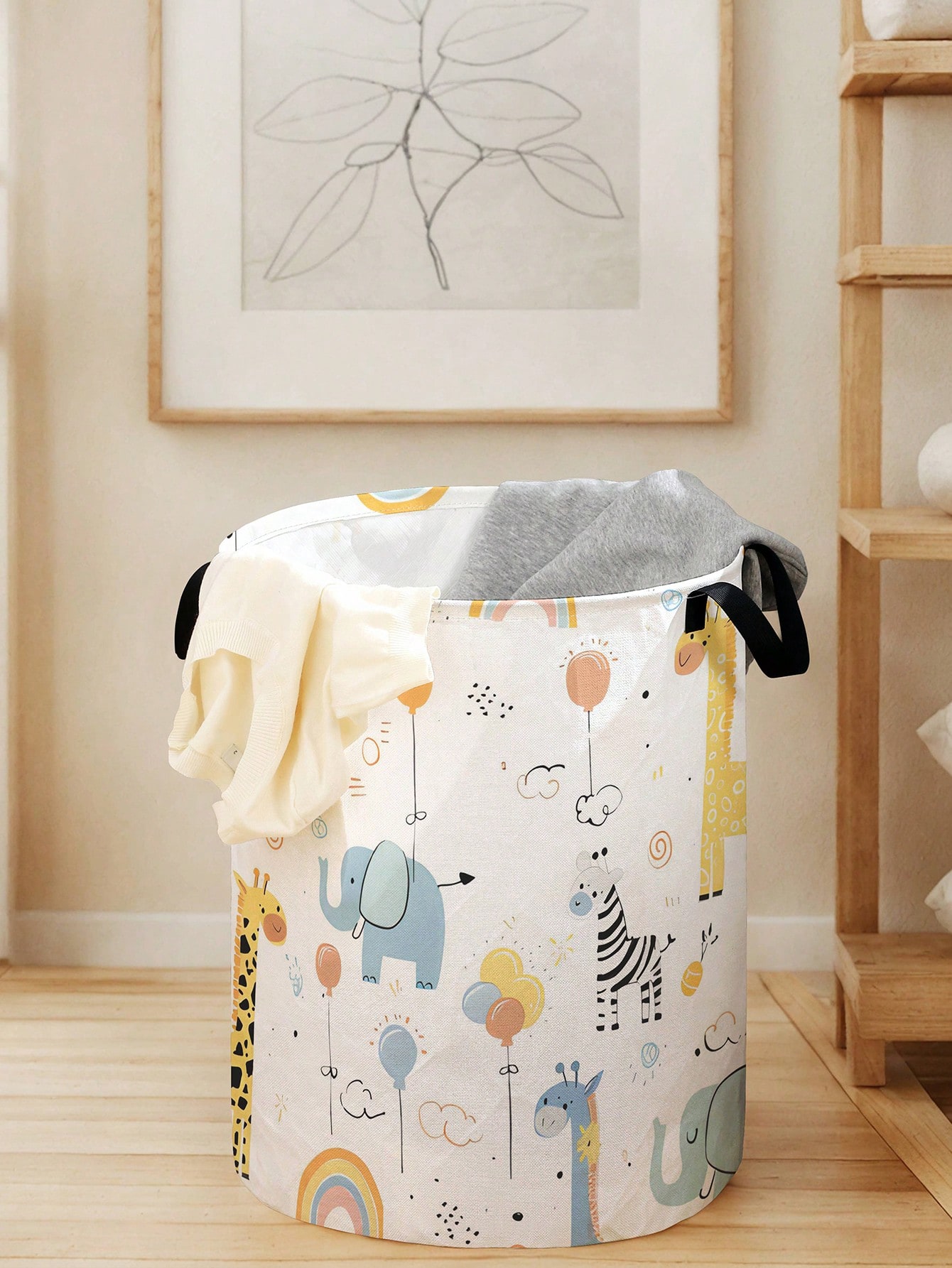 Animal laundry basket, foldabl - Baby Clothes Organiser review and price