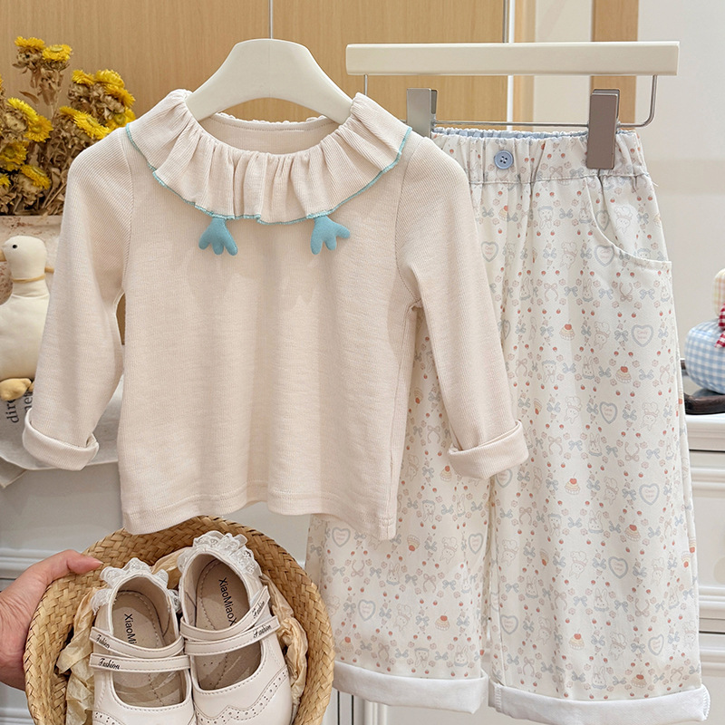 Girls T-shirt 2026 Autumn and  - Baby Clothing Designer review and price