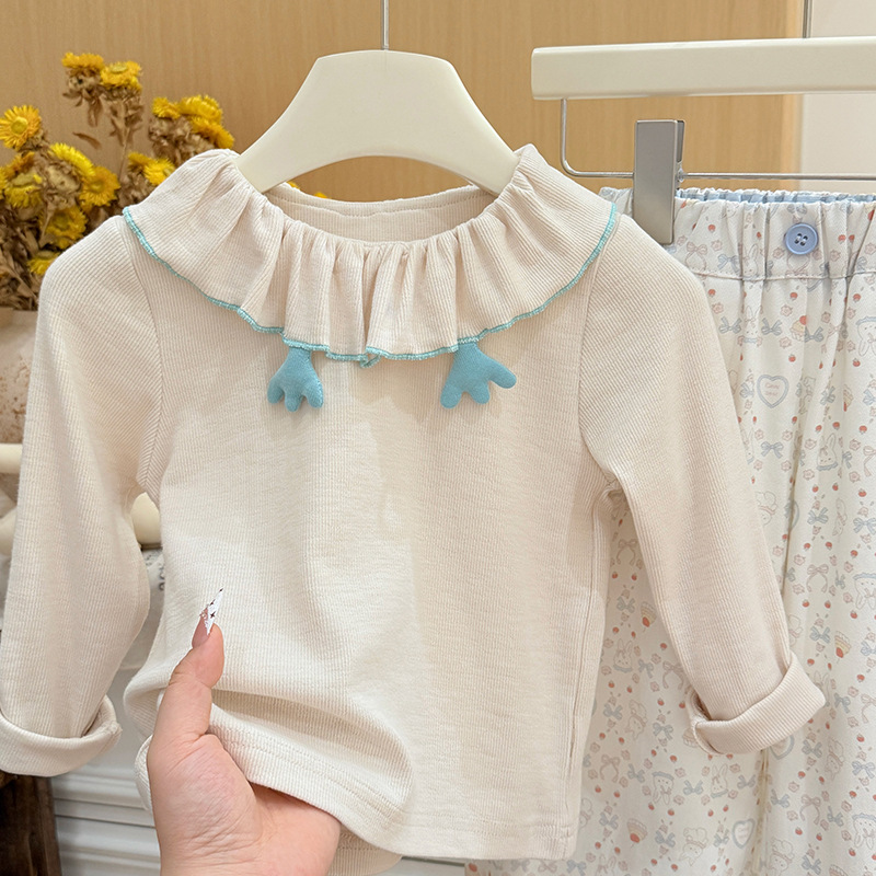 Girls T-shirt 2026 Autumn and  - Baby Clothing Designer review and price