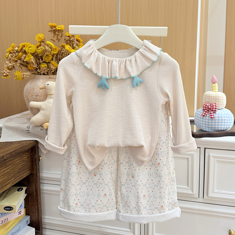 Girls T-shirt 2026 Autumn and  - Baby Clothing Designer review and price